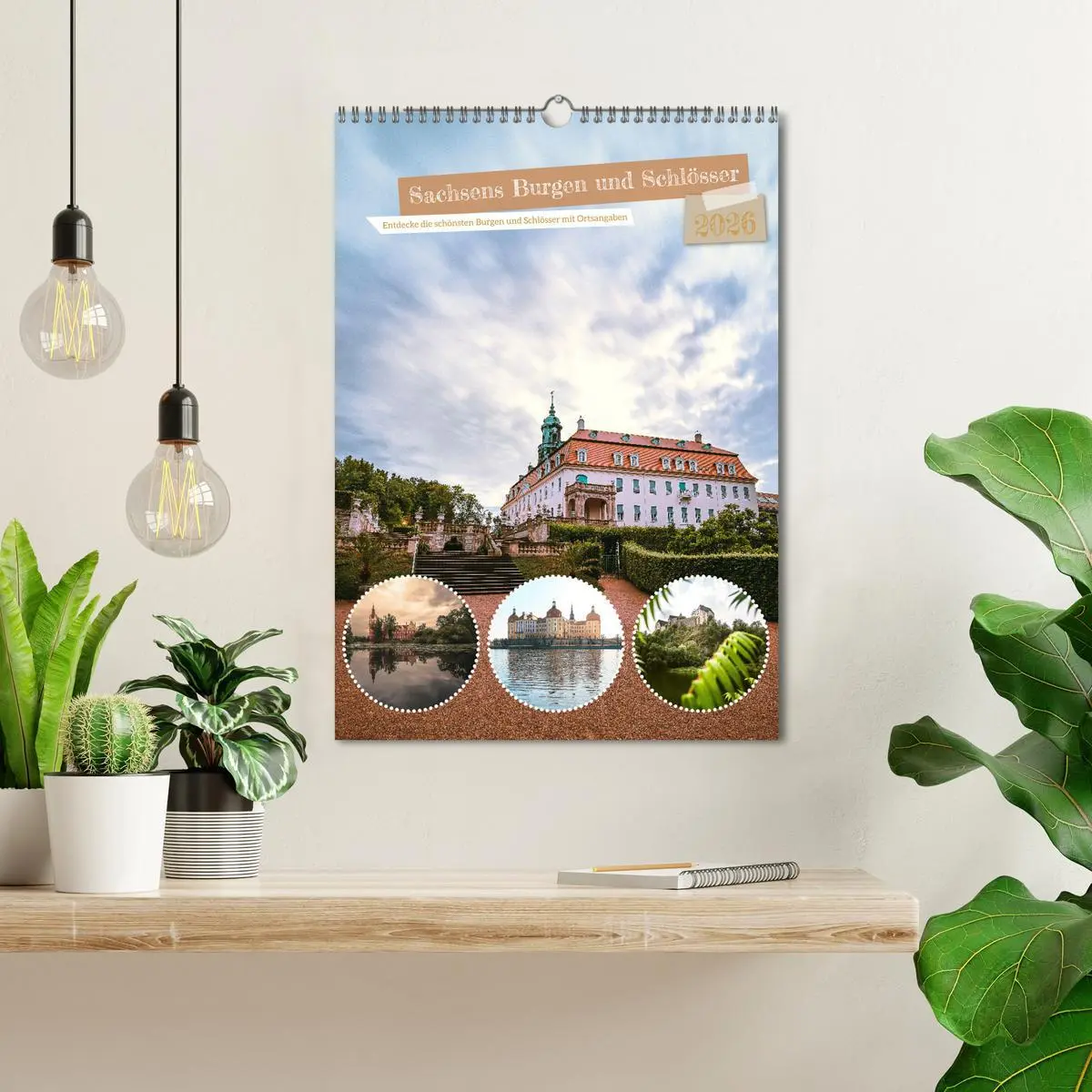Bild: 9783516328264 | Sachsens Burgen und Schlösser mit Ortsangaben (Wandkalender 2026...