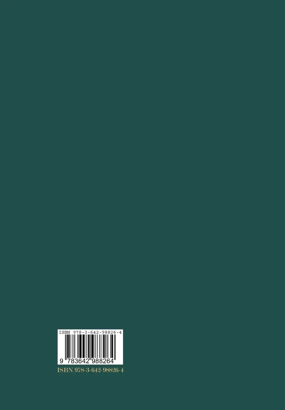 Rückseite: 9783642988264 | Die Wollspinnerei | Na Marcher (u. a.) | Taschenbuch | viii | Deutsch