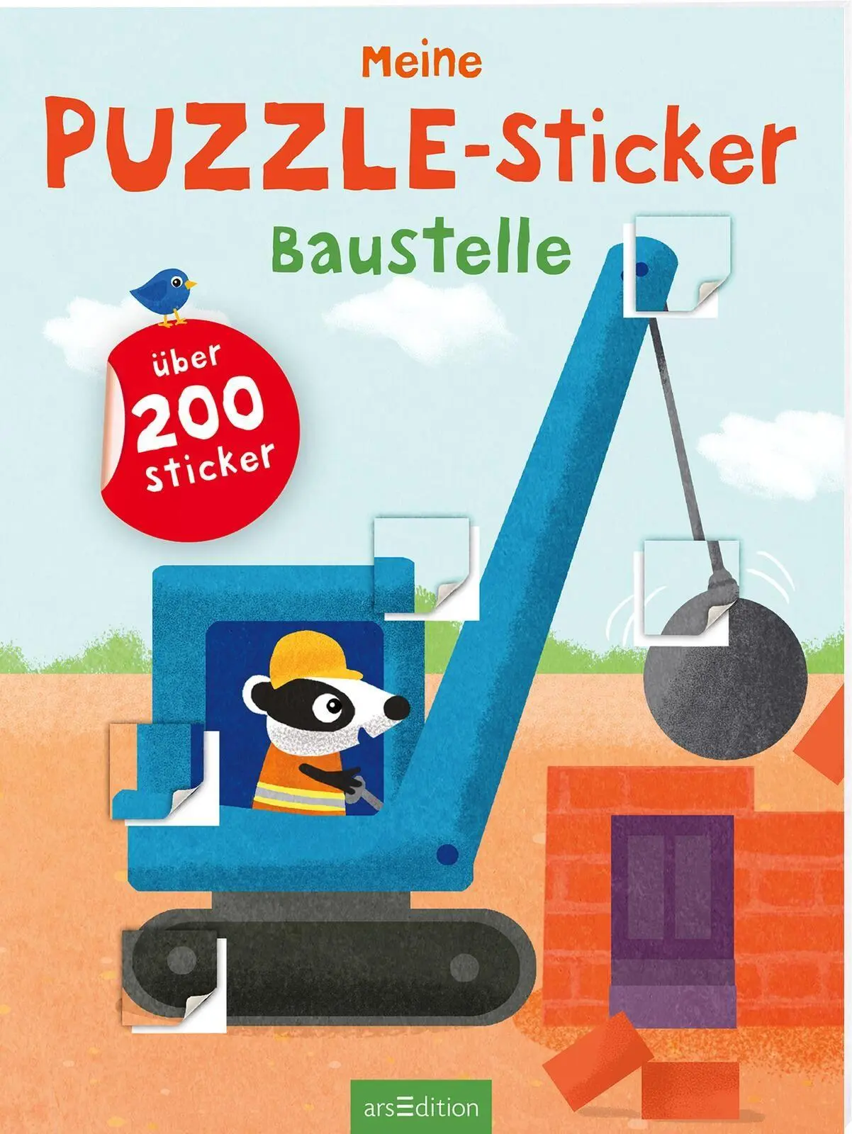 Cover: 9783845868264 | Meine Puzzle-Sticker - Baustelle | Über 200 Sticker | Julia Reyelt