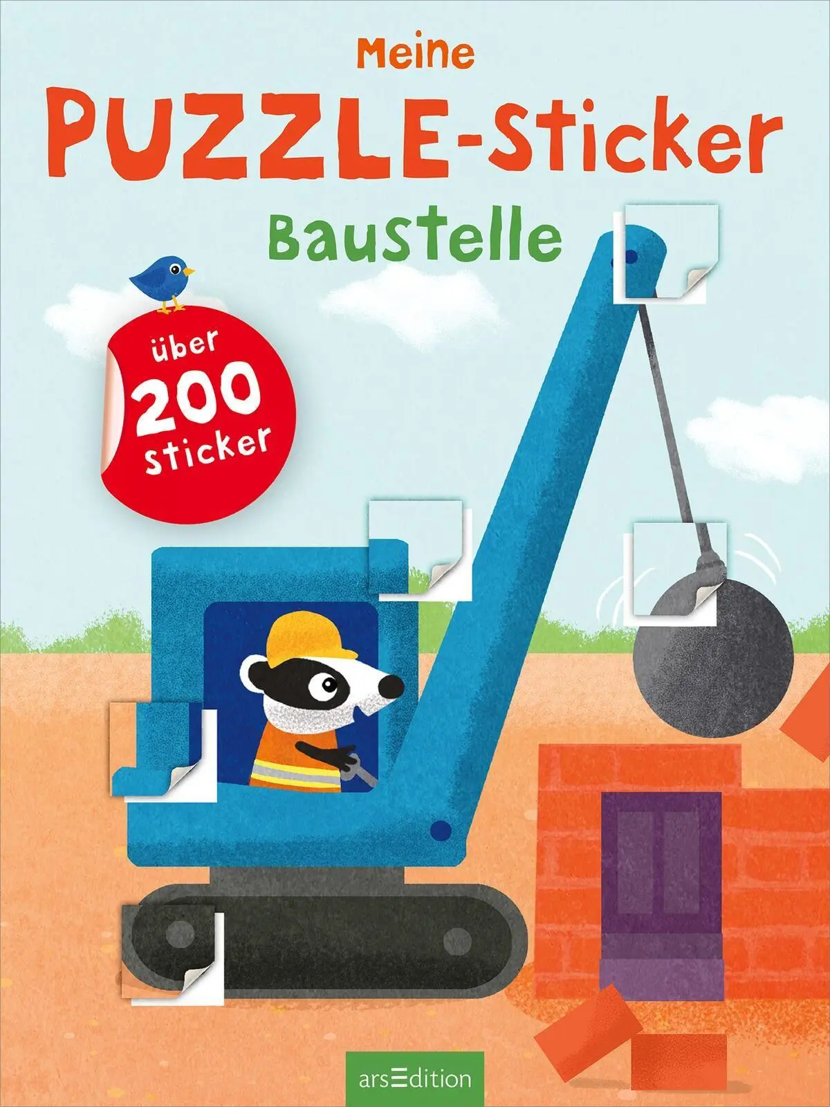 Bild: 9783845868264 | Meine Puzzle-Sticker - Baustelle | Über 200 Sticker | Julia Reyelt