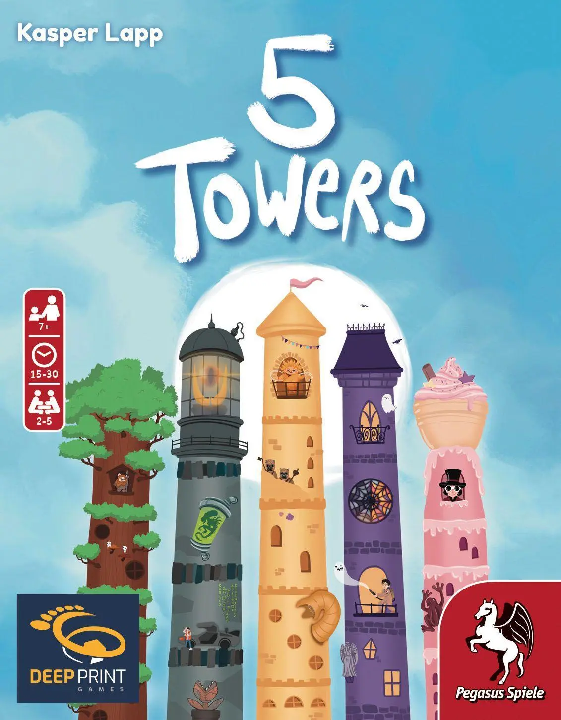 Bild: 4250231738364 | 5 Towers (Deep Print Games) (English Edition) | Kasper Lapp | Spiel