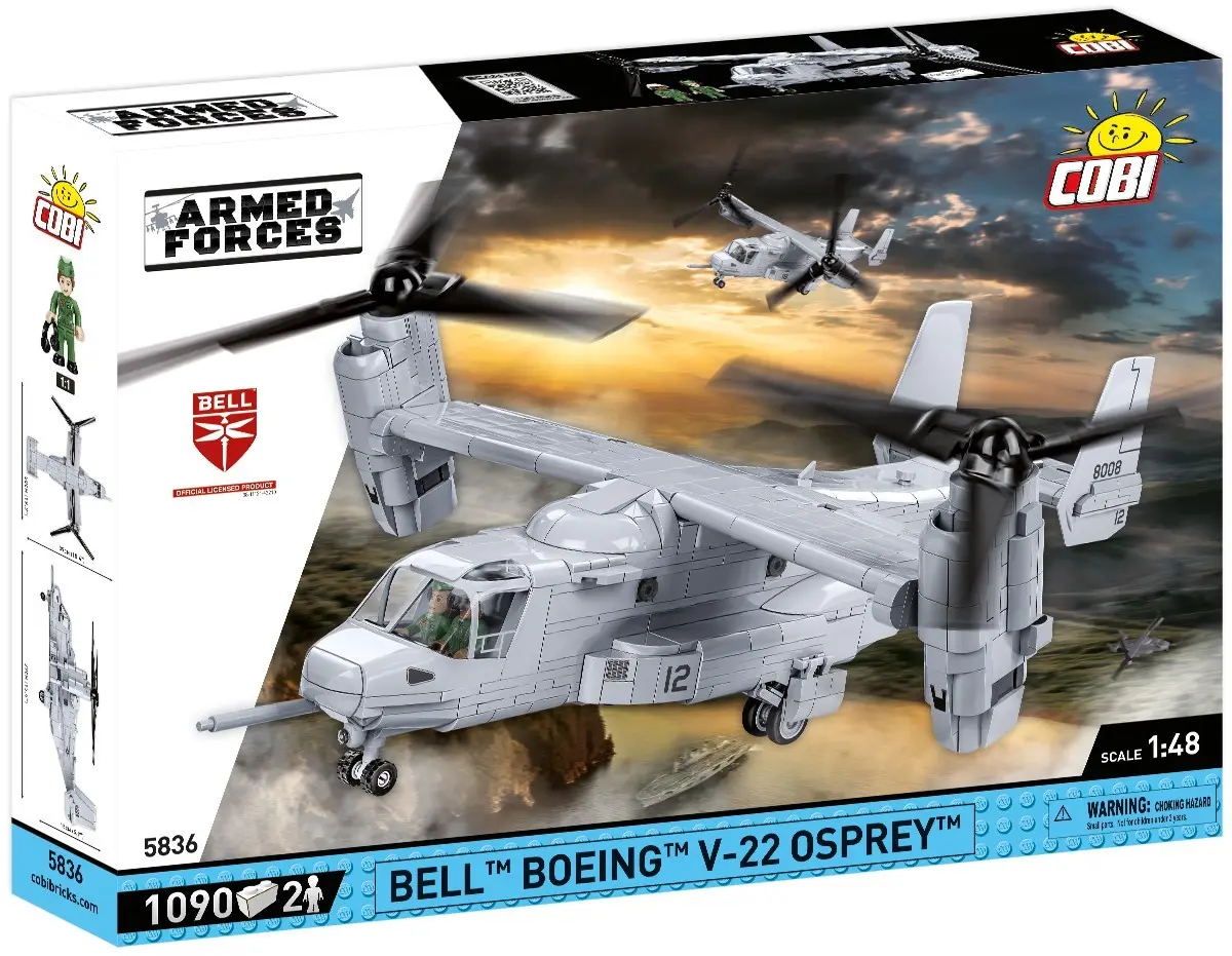 Cover: 5902251058364 | COBI Armed Forces 5836 - Bell Boeing V-22 Osprey, 1090 Klemmbausteine