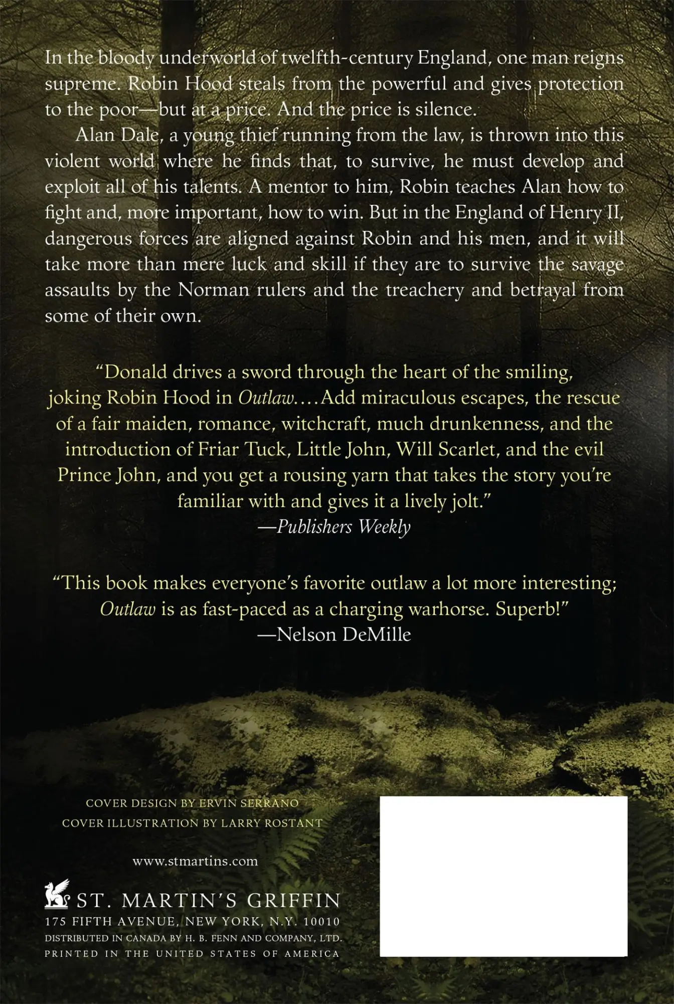 Rückseite: 9780312678364 | Outlaw | Angus Donald | Taschenbuch | Kartoniert / Broschiert | 2011