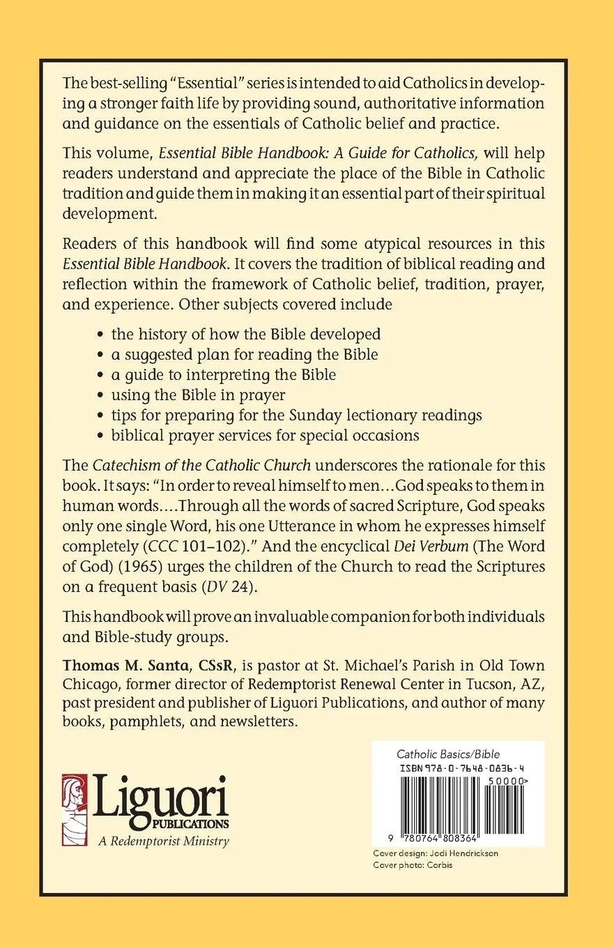 Rückseite: 9780764808364 | Essential Bible Handbook | A Guide for Catholics | Santa (u. a.)