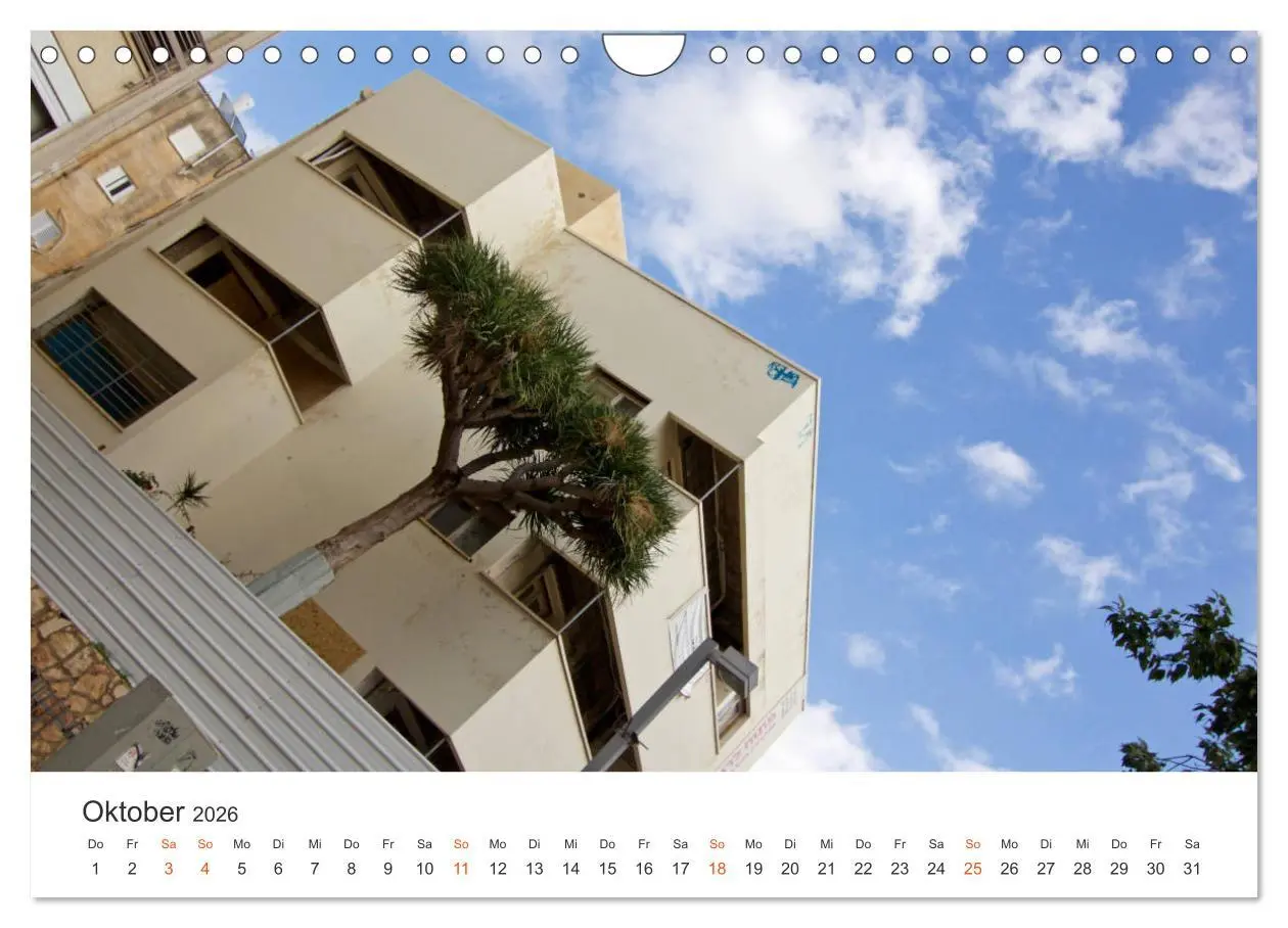 Bild: 9783457918364 | TEL AVIV Fassaden (Wandkalender 2026 DIN A4 quer), CALVENDO...