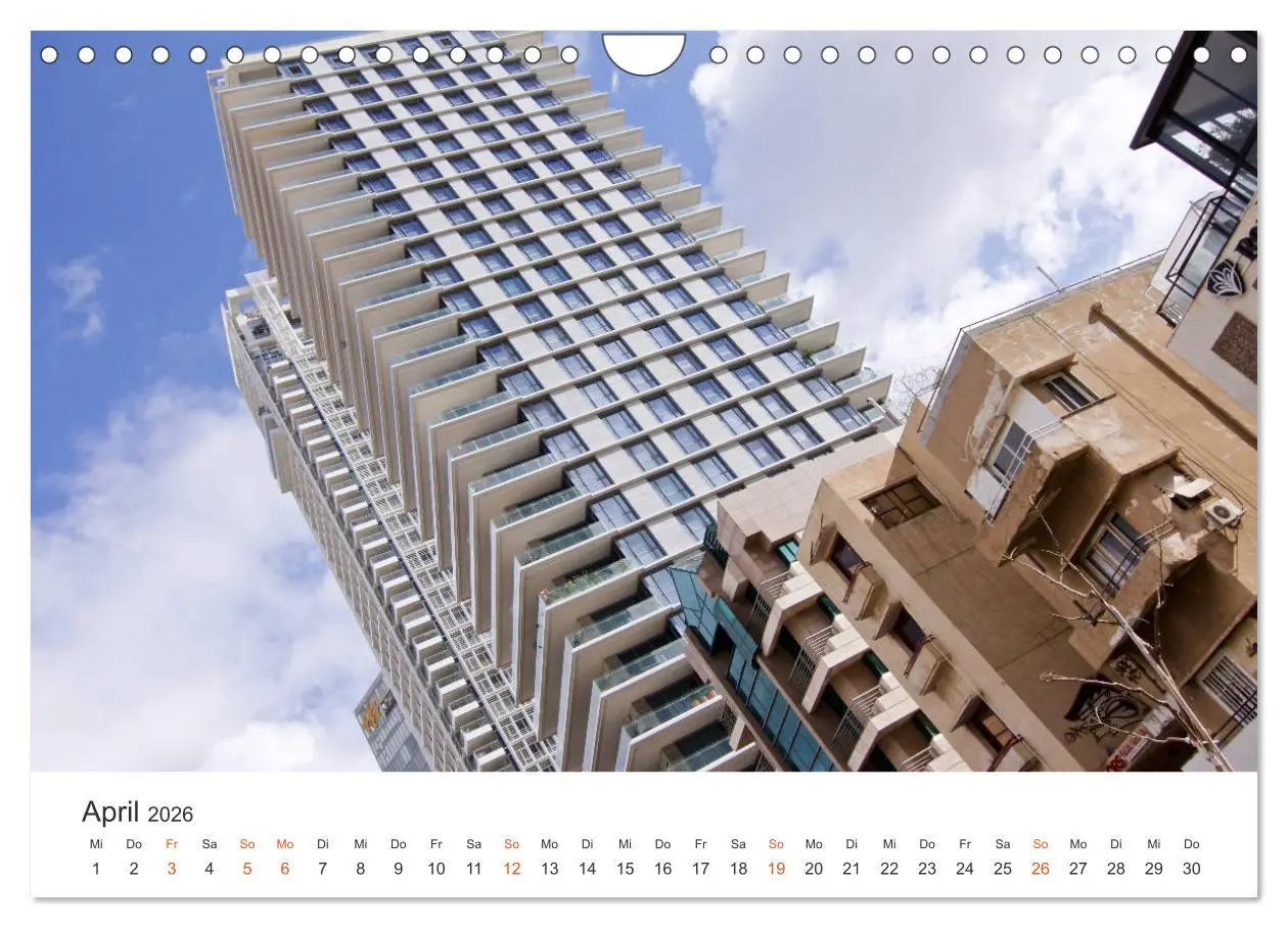 Bild: 9783457918364 | TEL AVIV Fassaden (Wandkalender 2026 DIN A4 quer), CALVENDO...