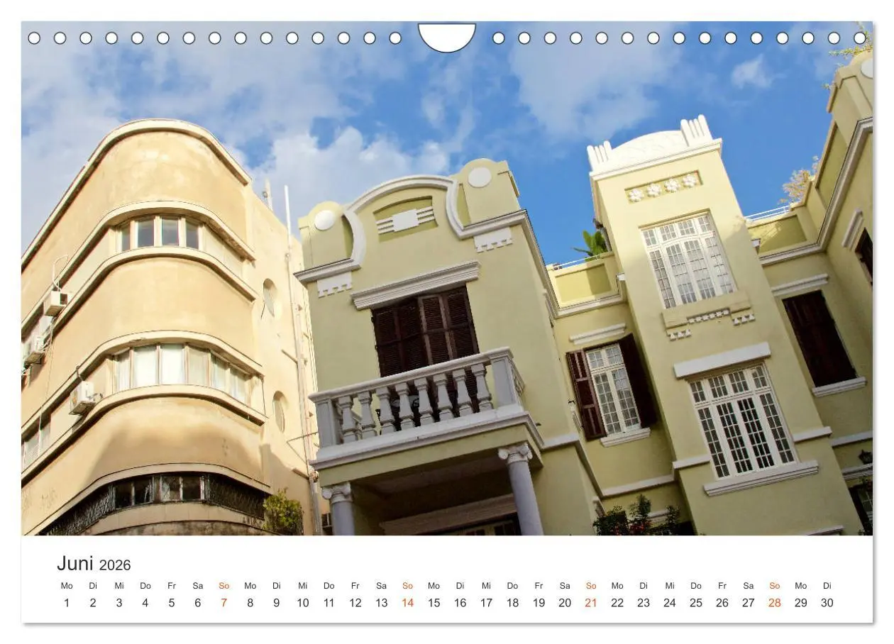 Bild: 9783457918364 | TEL AVIV Fassaden (Wandkalender 2026 DIN A4 quer), CALVENDO...