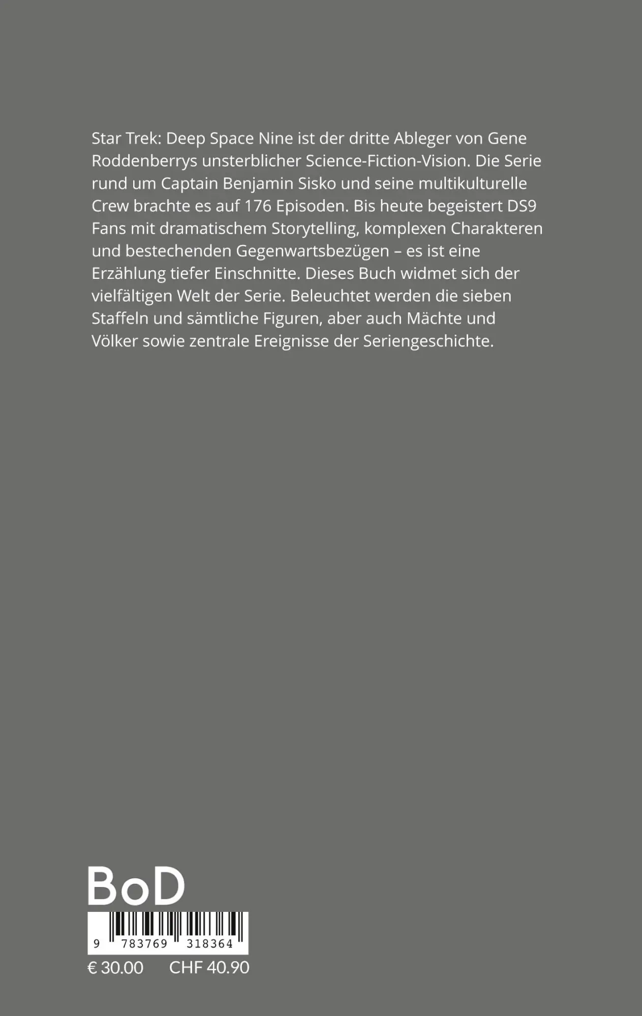 Rückseite: 9783769318364 | Star Trek: Deep Space Nine | Utopia im Weltenbrand | Julian Wangler