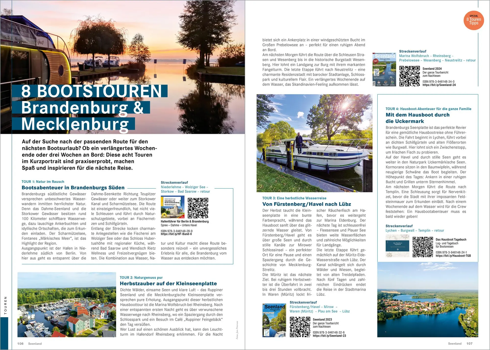 Bild: 9783946148364 | Seenland 2025 | Reisemagazin für Mecklenburg, Brandenburg und Berlin