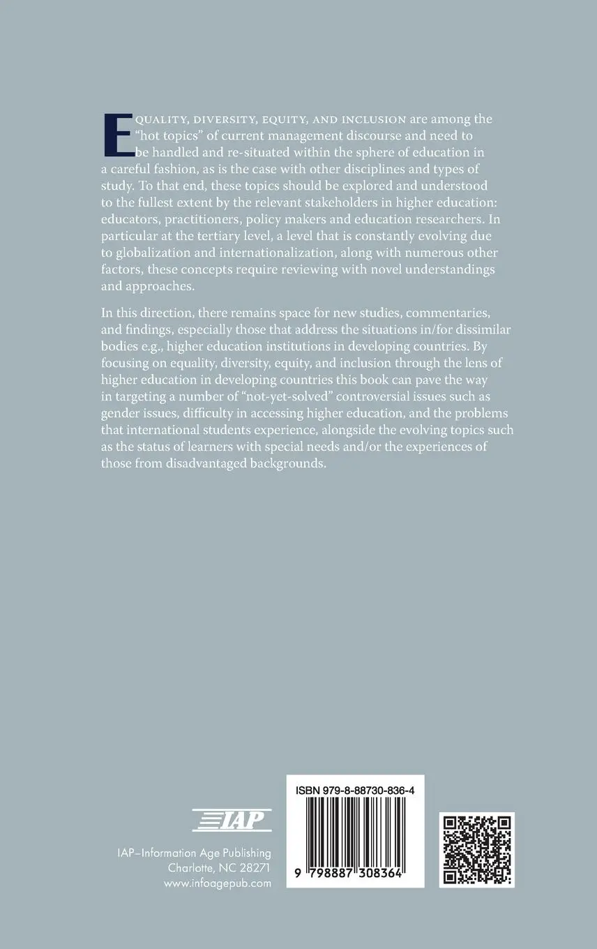 Rückseite: 9798887308364 | Inclusion Diversity Equity &amp; Access (IDEA) in Higher Education | Buch
