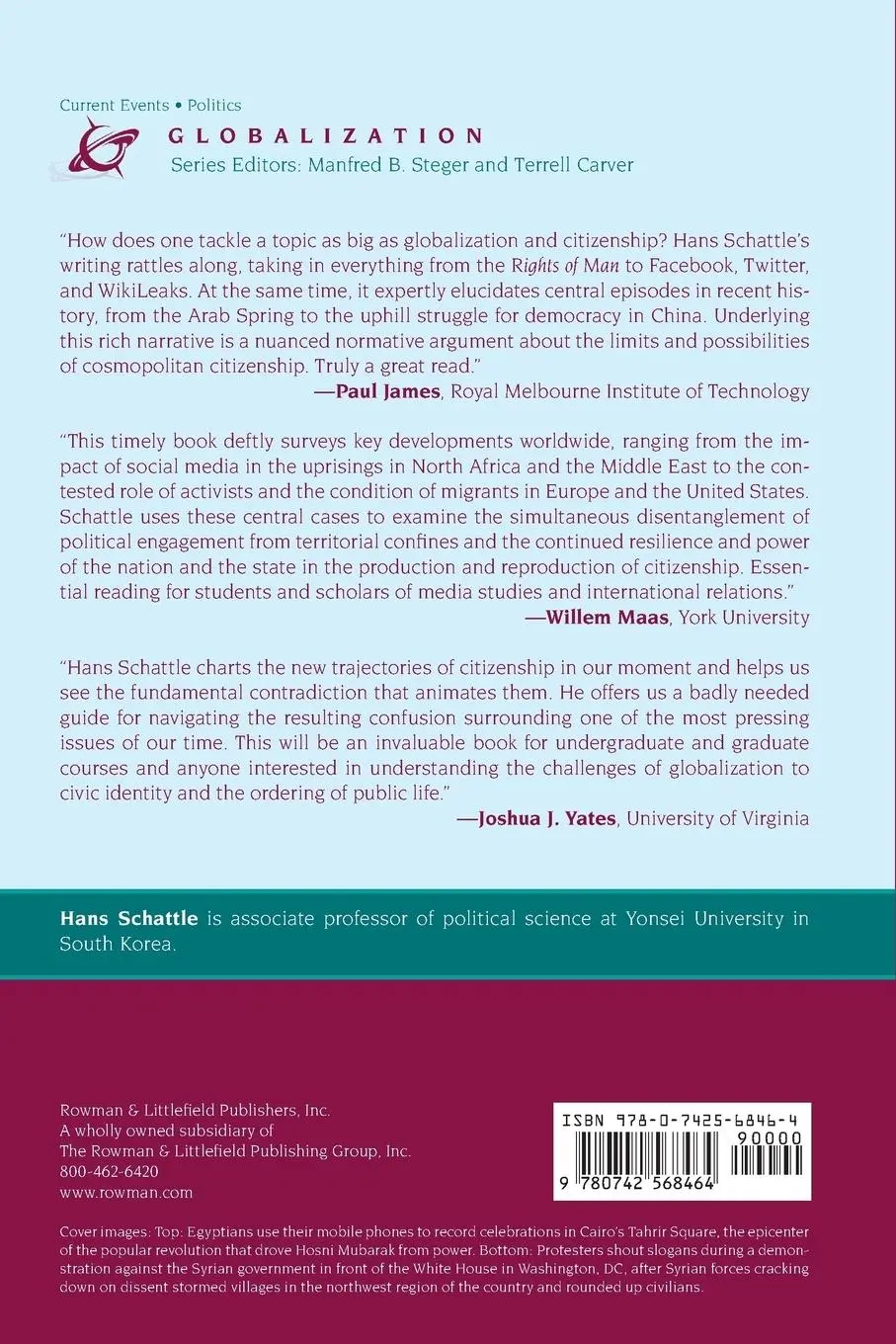 Rückseite: 9780742568464 | Globalization and Citizenship | Hans Schattle | Taschenbuch | Englisch