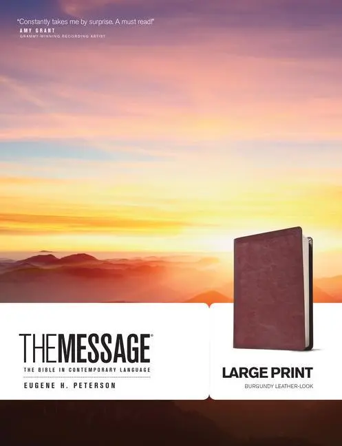 Cover: 9781576838464 | Message Bible-MS-Large Print Numbered | Eugene H. Peterson | Buch