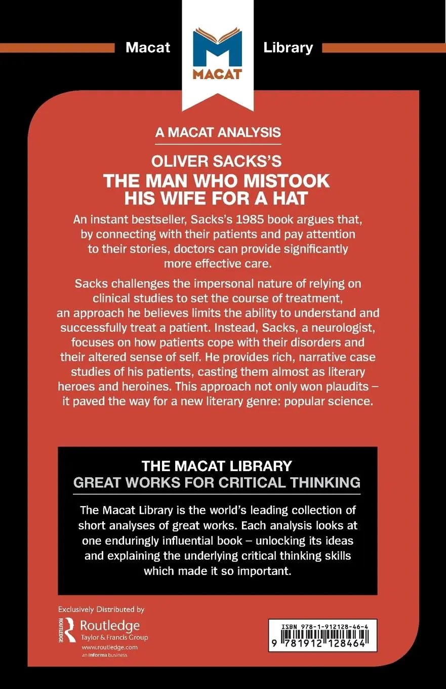 Rückseite: 9781912128464 | An Analysis of Oliver Sacks's The Man Who Mistook His Wife for a...