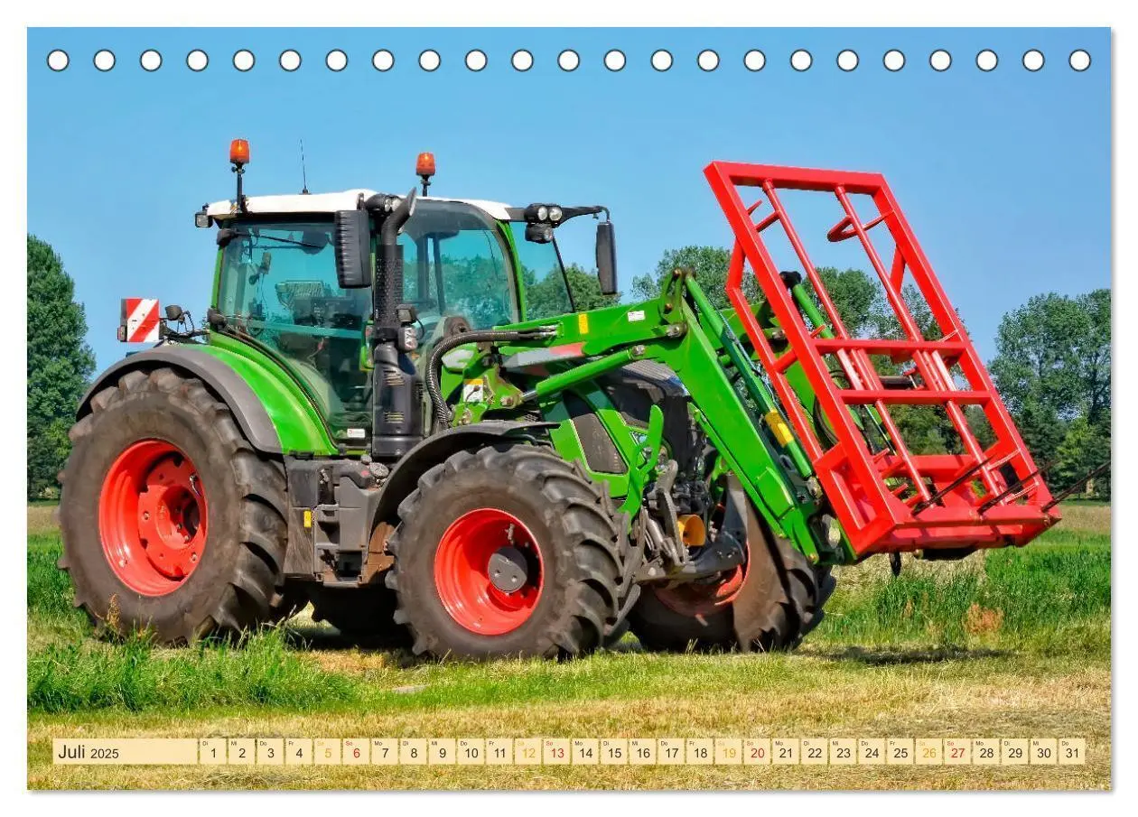 Bild: 9783435298464 | Traktoren - Giganten in der Landwirtschaft (Tischkalender 2025 DIN...