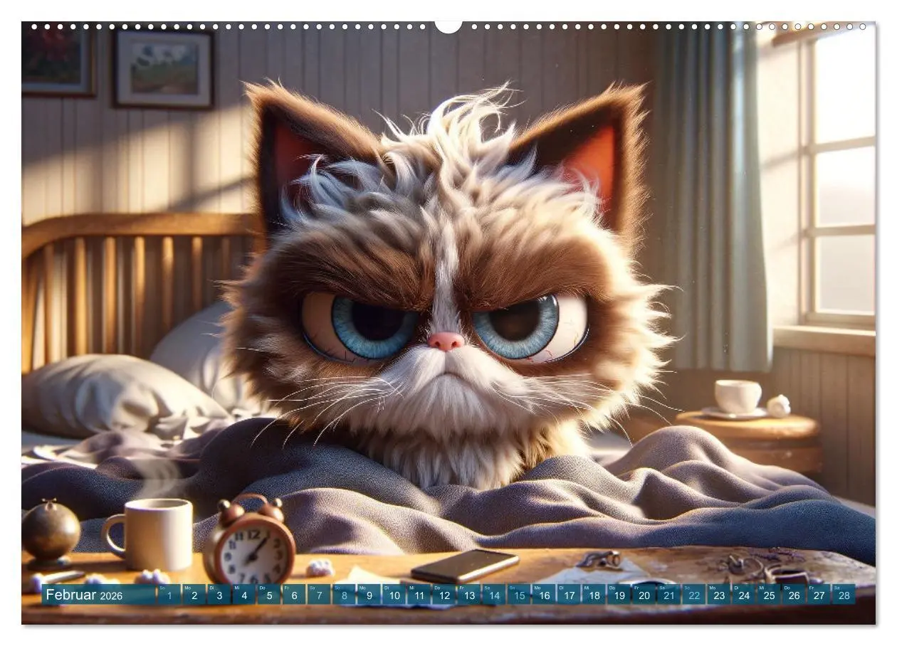 Bild: 9783457458464 | Morgenmuffel: 12 Monate auf der Suche nach dem Kaffee (Wandkalender...