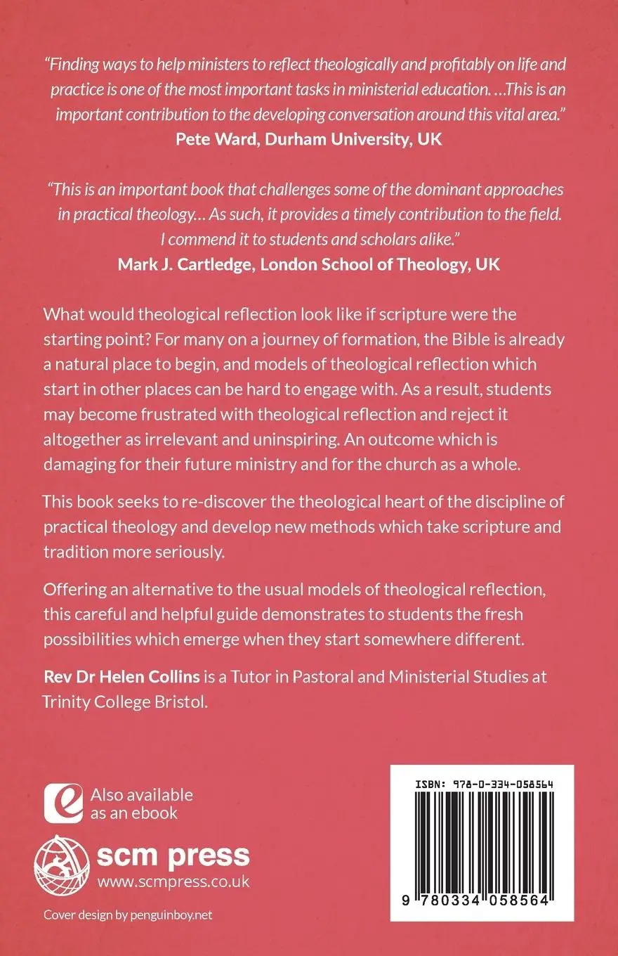 Rückseite: 9780334058564 | Reordering Theological Reflection | Starting with Scripture | Collins