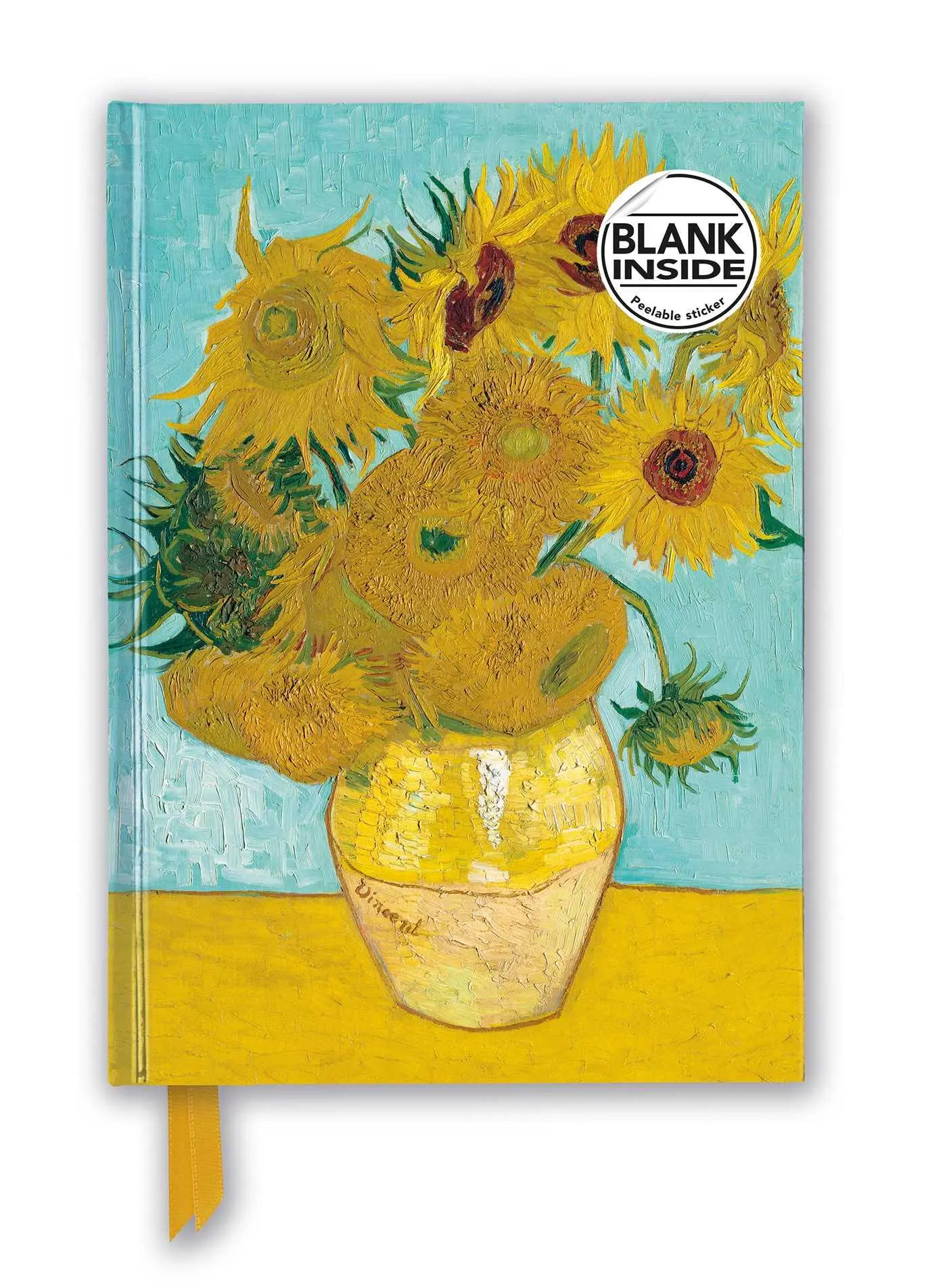 Flame Tree Publishing Vincent Van Gogh, Sunflowers (Foiled Blank Journal)