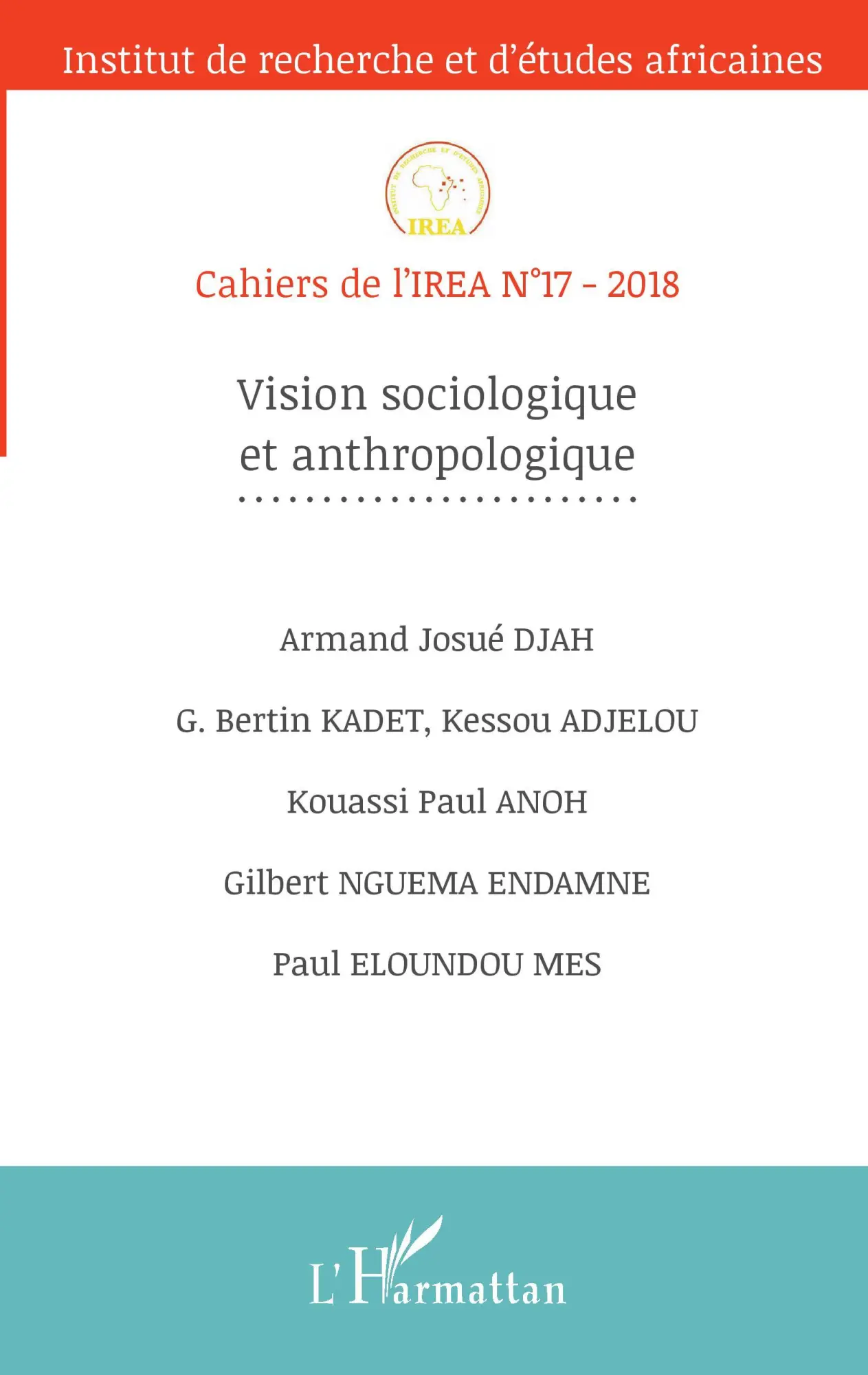 Cover: 9782343148564 | Vision sociologique et anthropologique | Collectif | Taschenbuch