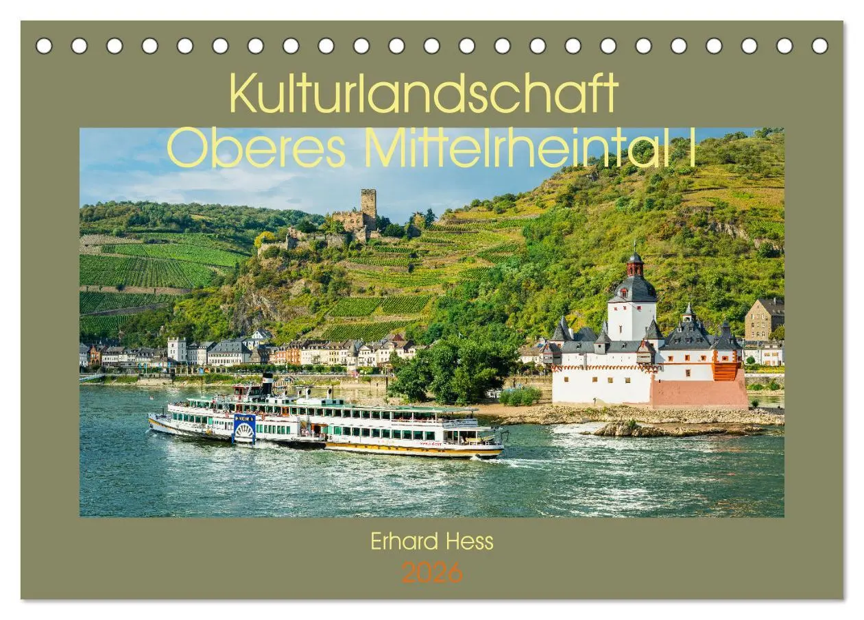 Cover: 9783516158564 | Kulturlandschaft Oberes Mittelrheintal I (Tischkalender 2026 DIN A5...