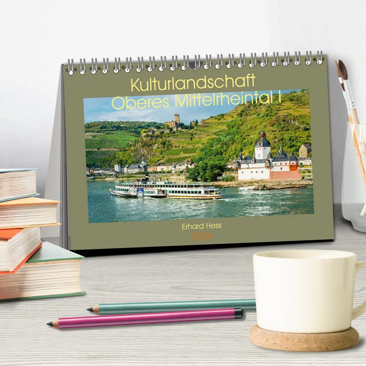 Bild: 9783516158564 | Kulturlandschaft Oberes Mittelrheintal I (Tischkalender 2026 DIN A5...
