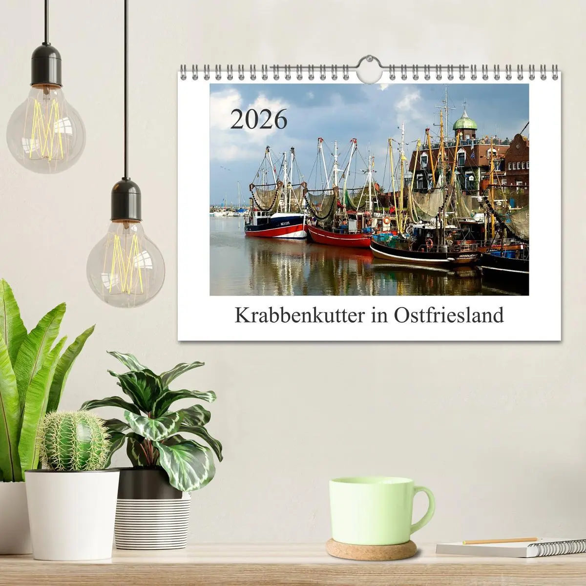 Bild: 9783516228564 | Krabbenkutter in Ostfriesland (Wandkalender 2026 DIN A4 quer),...