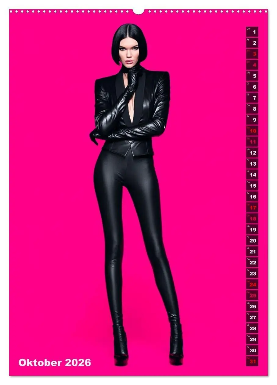 Bild: 9783516538564 | Lack und Leder - The Pink Box (Wandkalender 2026 DIN A2 hoch),...