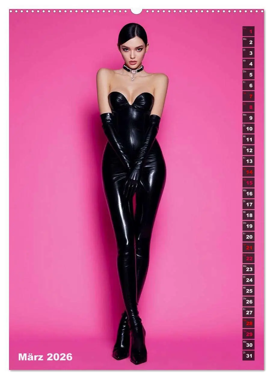 Bild: 9783516538564 | Lack und Leder - The Pink Box (Wandkalender 2026 DIN A2 hoch),...