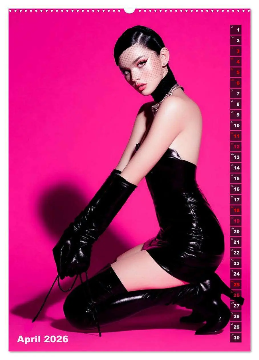 Bild: 9783516538564 | Lack und Leder - The Pink Box (Wandkalender 2026 DIN A2 hoch),...