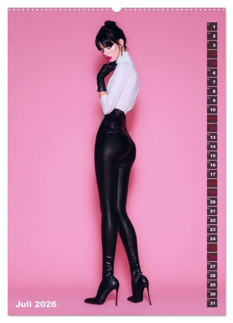 Bild: 9783516538564 | Lack und Leder - The Pink Box (Wandkalender 2026 DIN A2 hoch),...