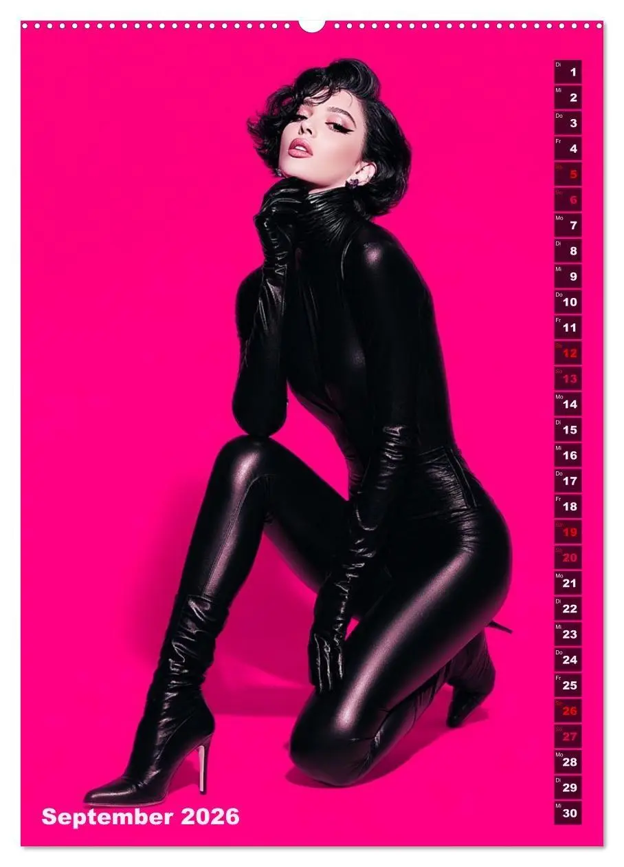 Bild: 9783516538564 | Lack und Leder - The Pink Box (Wandkalender 2026 DIN A2 hoch),...