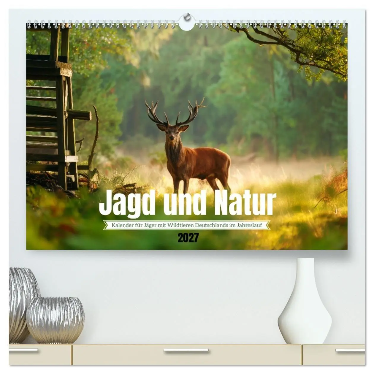Cover: 9783516848564 | Jagd und Natur - Kalender für Jäger mit Wildtieren Deutschlands im...