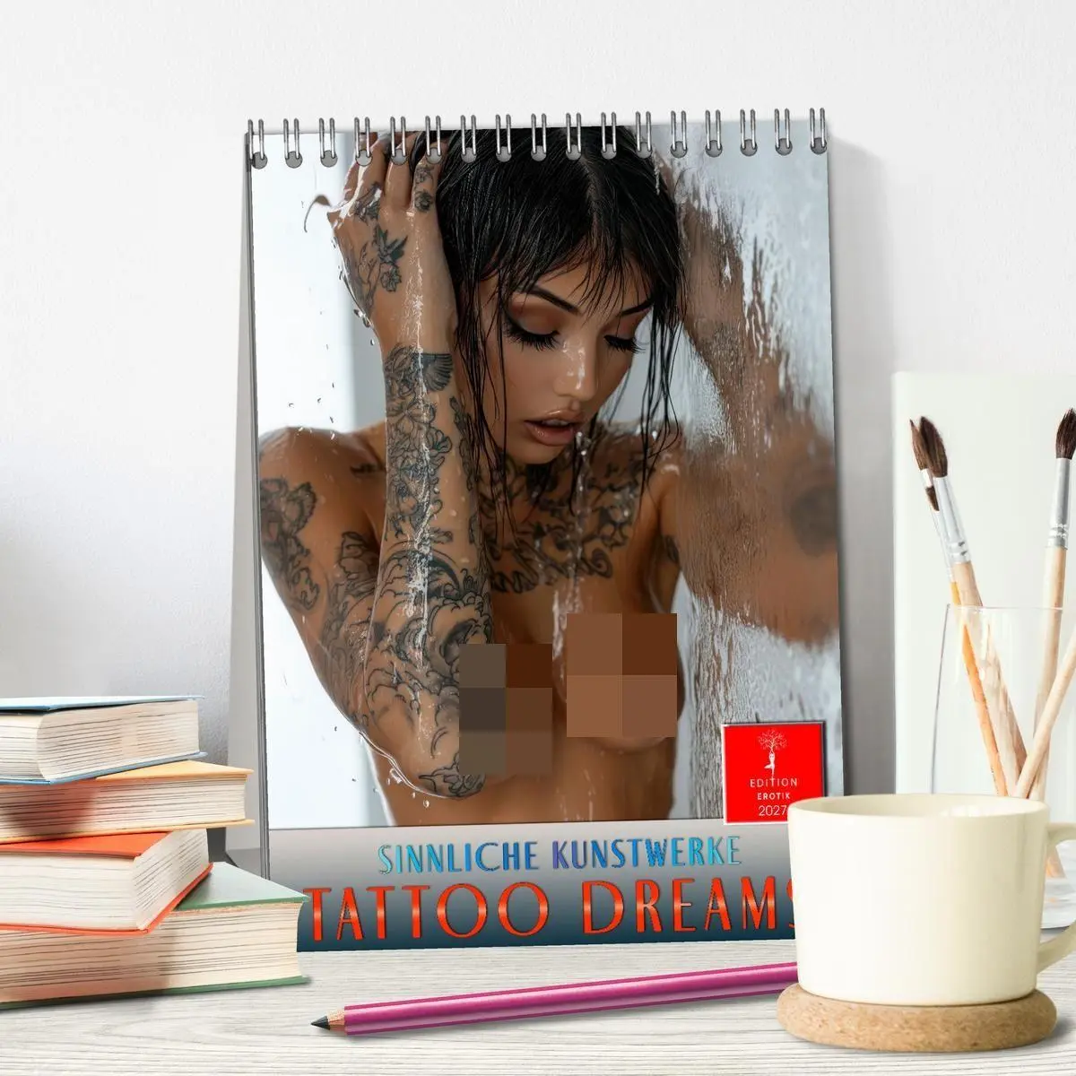 Bild: 9783569008564 | Tattoo Dreams - Sinnliche Kunstwerke (Tischkalender 2027 DIN A5...
