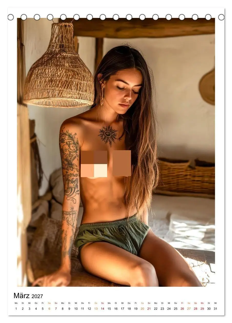 Bild: 9783569008564 | Tattoo Dreams - Sinnliche Kunstwerke (Tischkalender 2027 DIN A5...