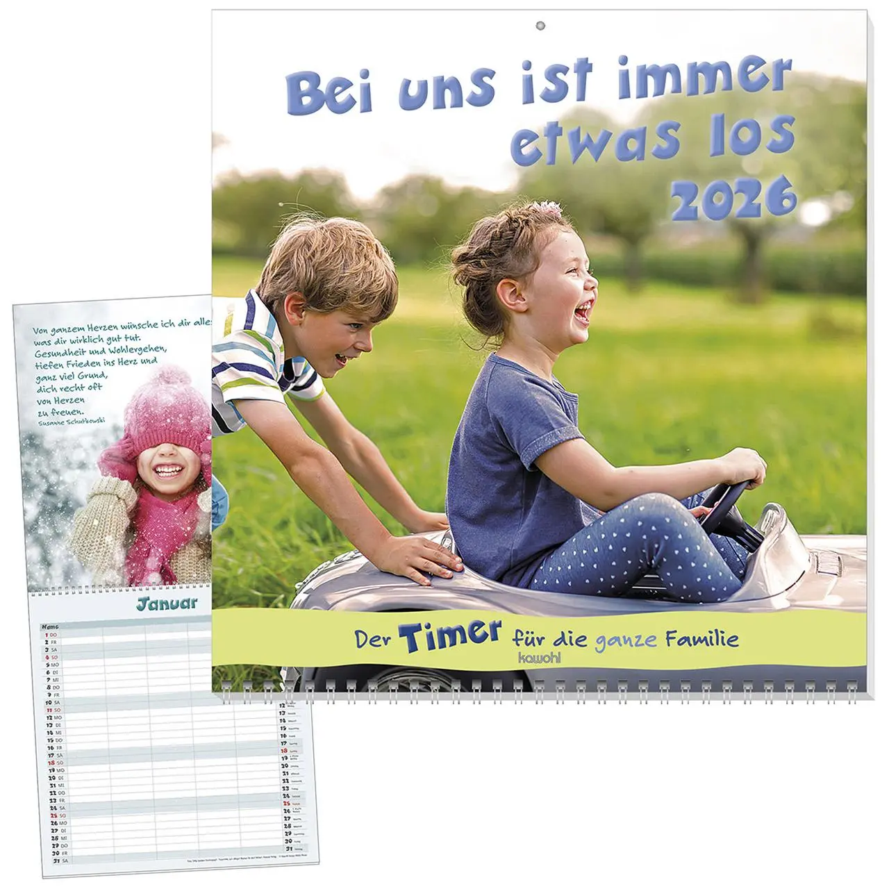Cover: 9783754828564 | Bei uns ist immer etwas los 2026 | Familien-Timer | Kalender | 14 S.