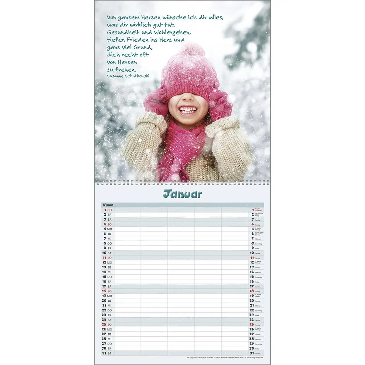 Bild: 9783754828564 | Bei uns ist immer etwas los 2026 | Familien-Timer | Kalender | 14 S.