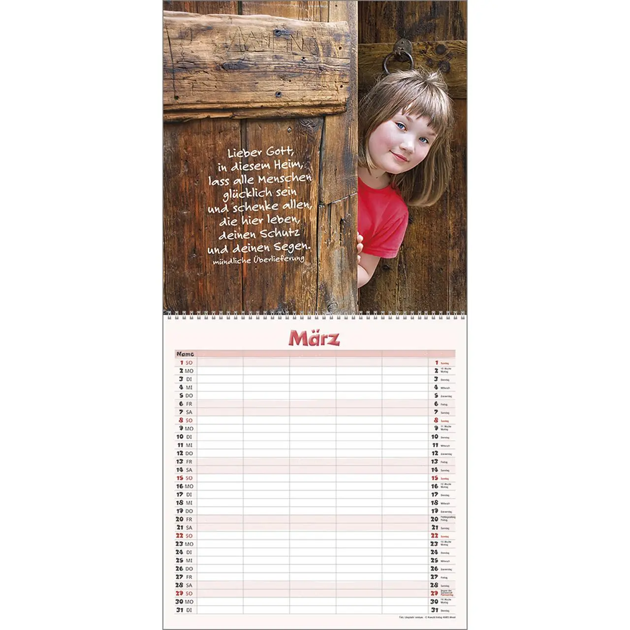 Bild: 9783754828564 | Bei uns ist immer etwas los 2026 | Familien-Timer | Kalender | 14 S.