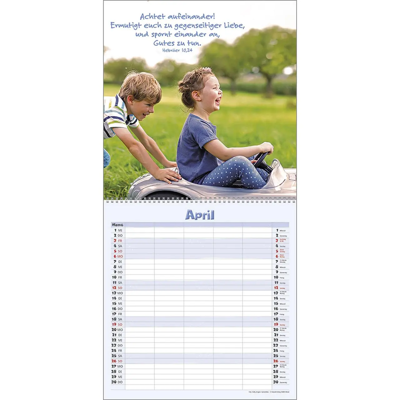 Bild: 9783754828564 | Bei uns ist immer etwas los 2026 | Familien-Timer | Kalender | 14 S.
