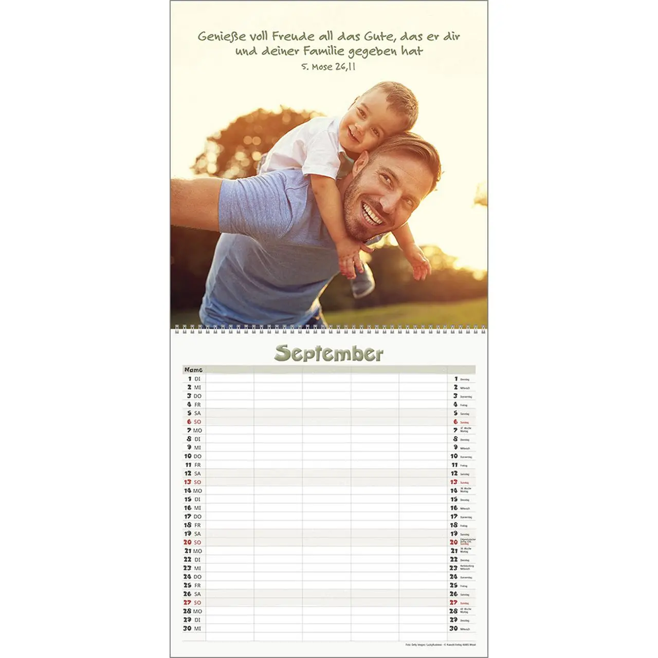 Bild: 9783754828564 | Bei uns ist immer etwas los 2026 | Familien-Timer | Kalender | 14 S.