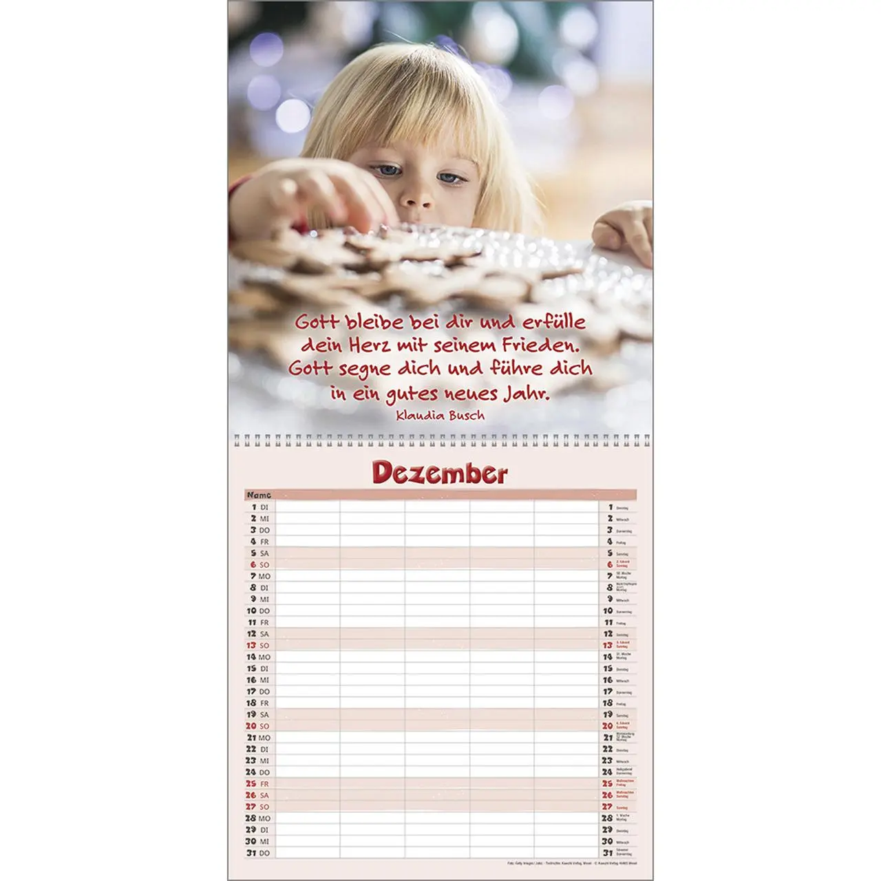 Bild: 9783754828564 | Bei uns ist immer etwas los 2026 | Familien-Timer | Kalender | 14 S.