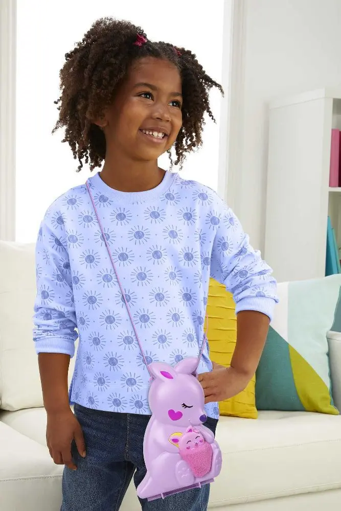Bild: 194735108664 | Polly Pocket Mama &amp; Joey Kangaroo Schatulle | In Fensterkarton | HKV50
