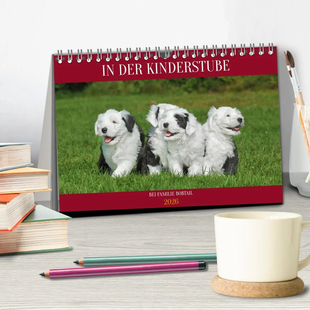 Bild: 9783457368664 | In der Kinderstube bei Familie Bobtail (Tischkalender 2026 DIN A5...