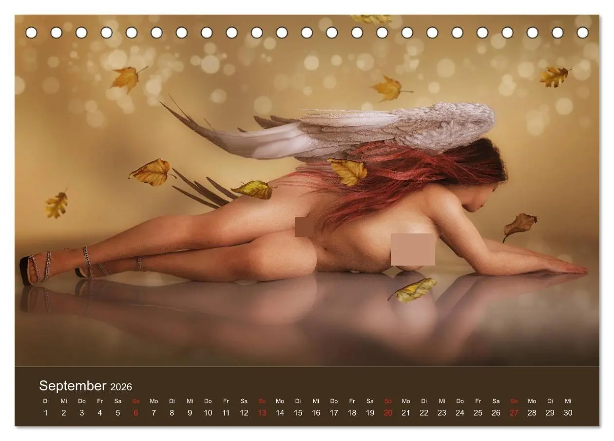 Bild: 9783457818664 | Engel der Verführung - Mythologie als Akt (Tischkalender 2026 DIN...
