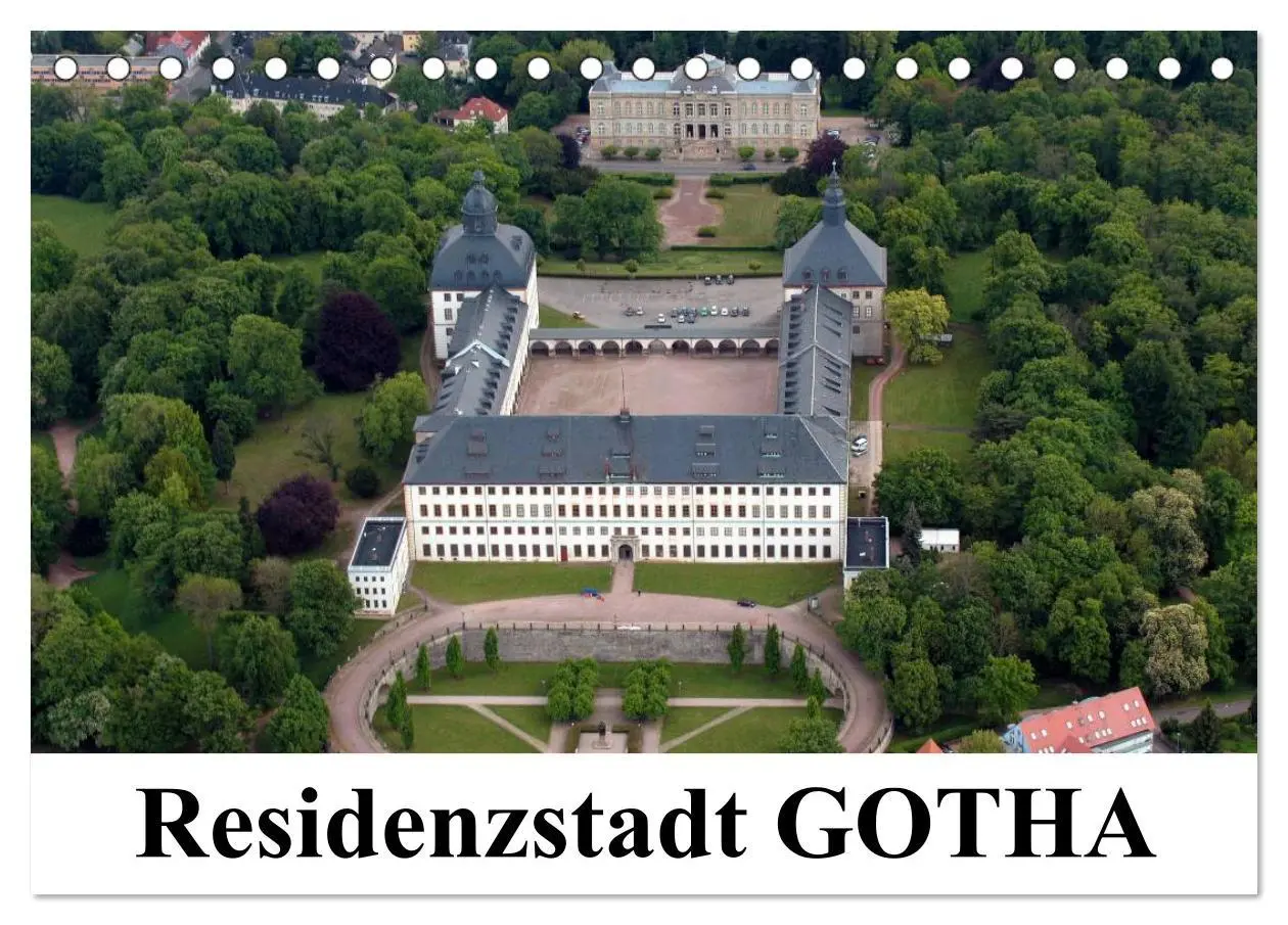 Cover: 9783516218664 | Residenzstadt GOTHA (Tischkalender 2026 DIN A5 quer), CALVENDO...