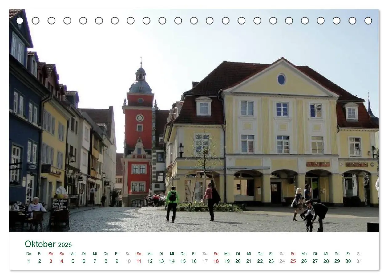 Bild: 9783516218664 | Residenzstadt GOTHA (Tischkalender 2026 DIN A5 quer), CALVENDO...