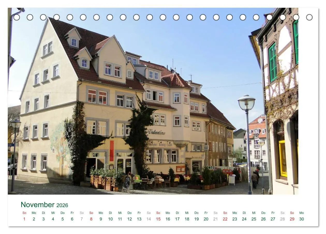 Bild: 9783516218664 | Residenzstadt GOTHA (Tischkalender 2026 DIN A5 quer), CALVENDO...