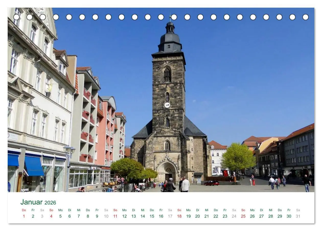 Bild: 9783516218664 | Residenzstadt GOTHA (Tischkalender 2026 DIN A5 quer), CALVENDO...