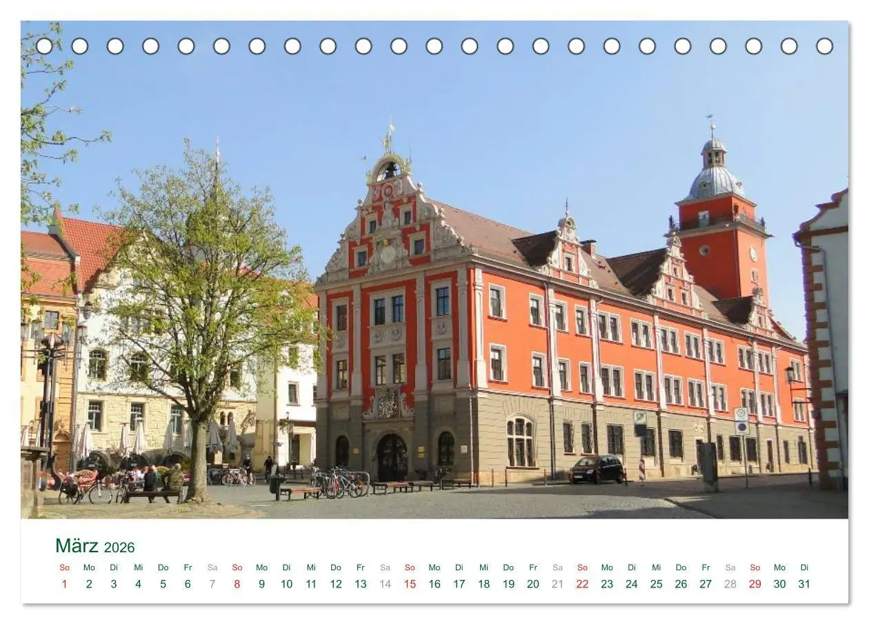 Bild: 9783516218664 | Residenzstadt GOTHA (Tischkalender 2026 DIN A5 quer), CALVENDO...