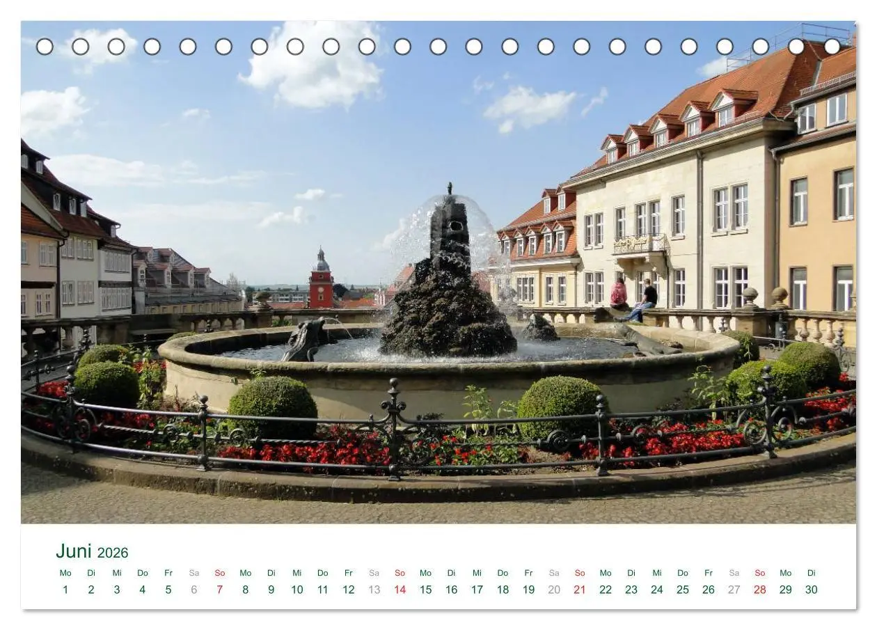 Bild: 9783516218664 | Residenzstadt GOTHA (Tischkalender 2026 DIN A5 quer), CALVENDO...