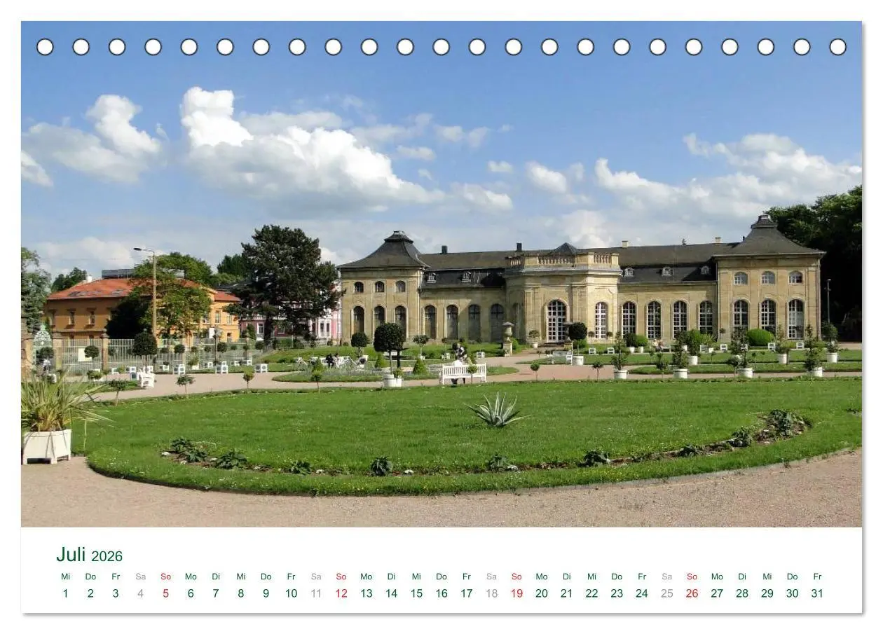 Bild: 9783516218664 | Residenzstadt GOTHA (Tischkalender 2026 DIN A5 quer), CALVENDO...