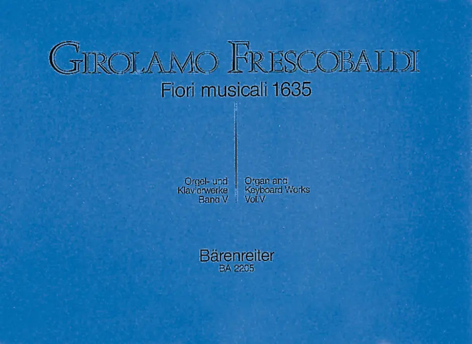 Cover: 9790006418664 | Fiori Musicali 1635 Org. 5 | Girolamo Frescobaldi | Buch